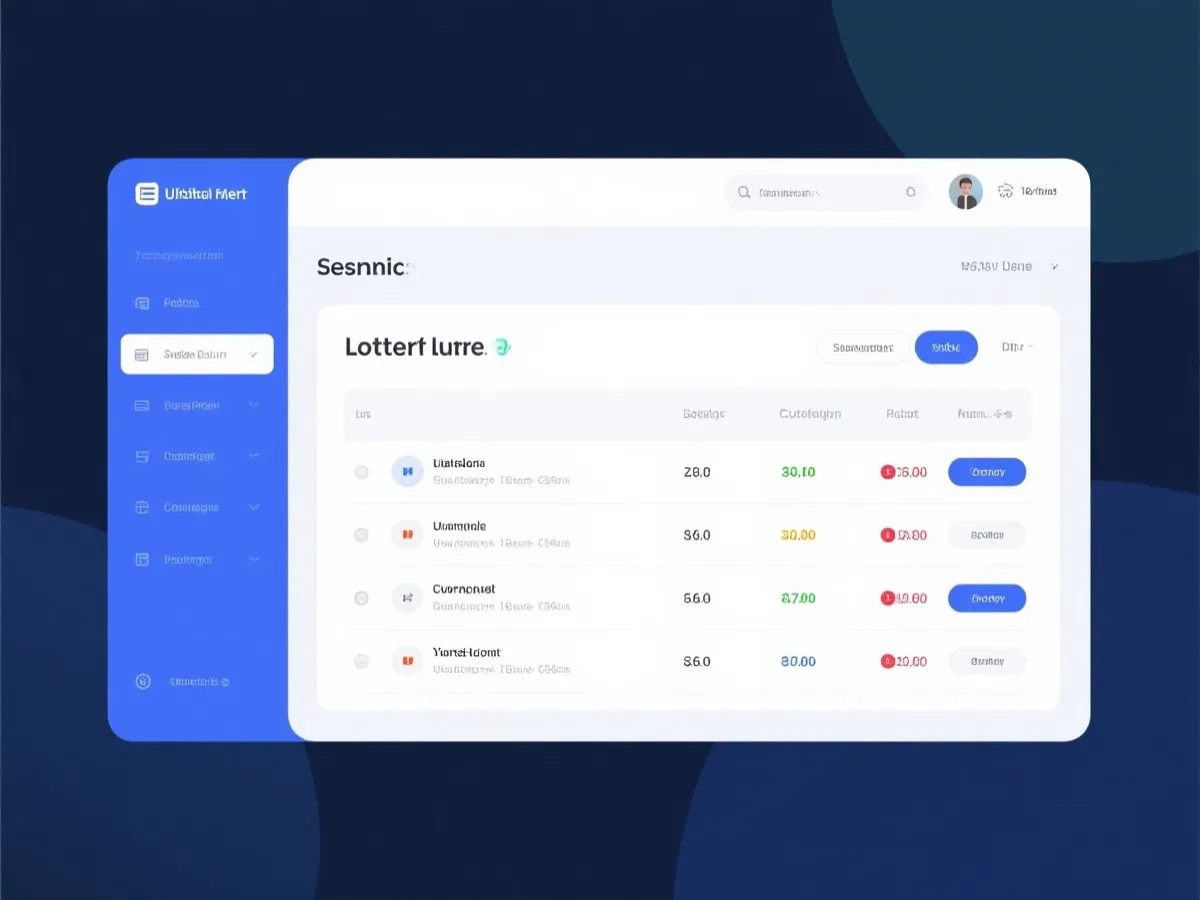 福利彩票开奖结果查询界面示意图